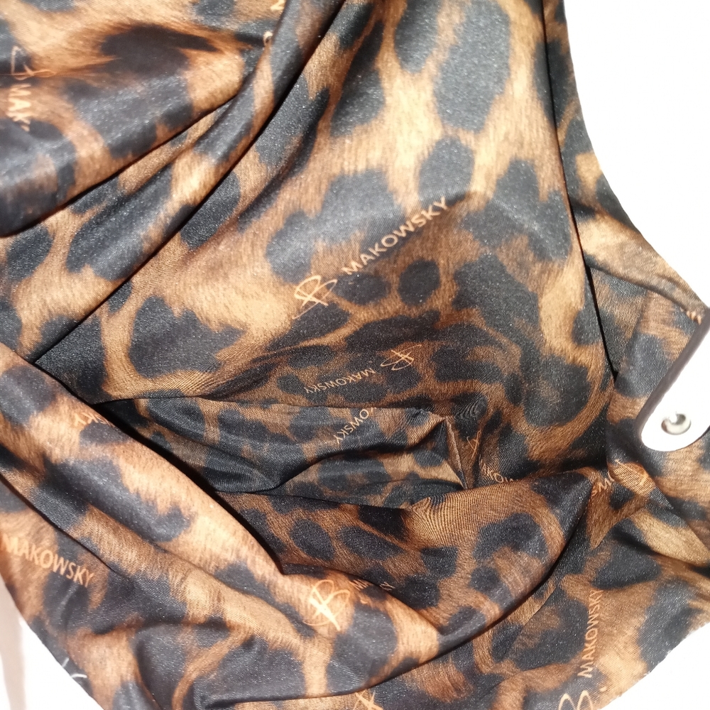 B. Makowsky Metallic Color Block Tote Bag - image 7